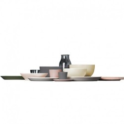 Conjunto de 4 Mini Copos - Tonale Preto - Alessi