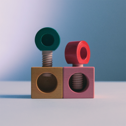 Casse-noisette Jaune/Vert - Twergi Jaune Et Vert - Alessi