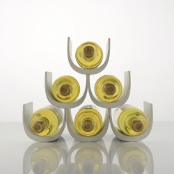 Garrafeira Modular (6 Garrafas) Preto - Noè - Alessi