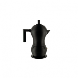 Cafeteira para Café Expresso 70ml - Pulcina Cinza E Preto - Alessi