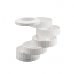 Porta-Cápsulas Preto - Plissé Break - Alessi