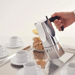 Cafeteira para Café Expresso 150ml - Ossidiana Inox - Alessi