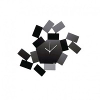 Reloj de pared de acero inoxidable - La Stanza dello Scirocco - Alessi