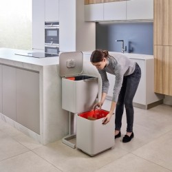 Balde do Lixo 60L Inox - Totem Max - Joseph Joseph