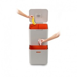 Balde do Lixo 60L Inox - Totem Max - Joseph Joseph