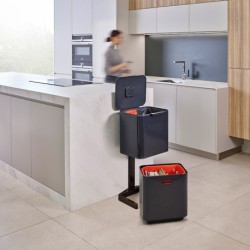 Balde do Lixo 60L Inox - Totem Max - Joseph Joseph