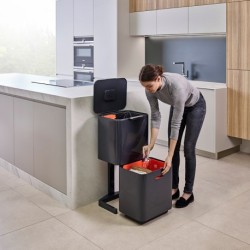 Balde do Lixo 60L Inox - Totem Max - Joseph Joseph