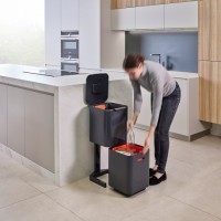 Edelstahl-Abfalleimer – Totem Compact – Joseph Joseph