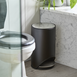 Caixote de Lixo com Pedal 30L Preto - Arc - Joseph Joseph