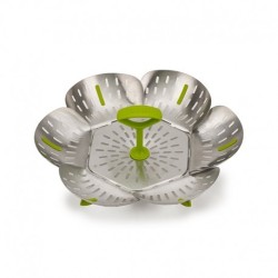 Cesto de Vapor Dobrável Verde - Bloom - Joseph Joseph