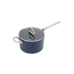 Tacho Cerâmica Antiaderente com Pega Dobrável 15cm Azul - Space - Joseph Joseph