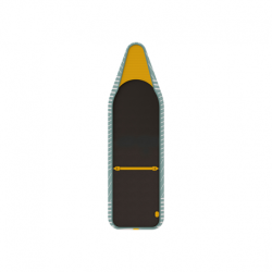 Cobertura para Tábua de Engomar 124cm Cinza Linear - Flexa - Joseph Joseph