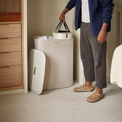 Cesto para Roupa 60L Cinza - Tota - Joseph Joseph