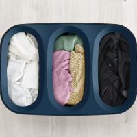 Natural Tripartite Laundry Basket - Tota Trio - Joseph Joseph