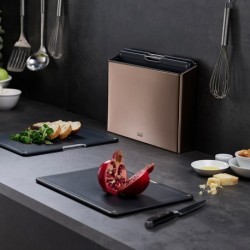 Conj. 4 Tábuas de Corte com Caixa Inox - Folio Steel - Joseph Joseph