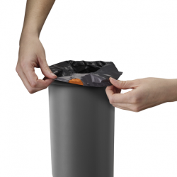 Balde do Lixo com Pedal 5L Preto Mate - Easystore - Joseph Joseph