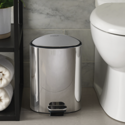 Balde do Lixo com Pedal 5L Preto Mate - Easystore - Joseph Joseph