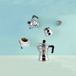 Cafeteira para Café Expresso 70ml - Moka Alessi Inox - A Di Alessi