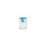 Frasco com Tampa Hermética Azul 700ml - Gianni a little man holding on tight - A Di Alessi
