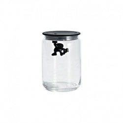Frasco com Tampa Hermética Azul 700ml - Gianni a little man holding on tight - A Di Alessi
