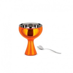 Taça para Gelado e Colher Azul - Big Love - A Di Alessi