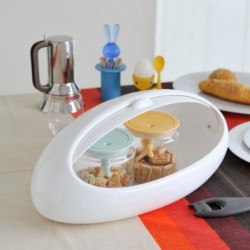 Caixa para Pão Preto - Gnam - A Di Alessi