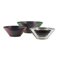 Corbeille ronde en inox - Maya - Alessi
