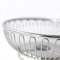 Round Stainless Steel Basket/Fruit Bowl – Alessi