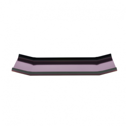 Tabuleiro Retangular Verde e Roxo - Arran - Alessi