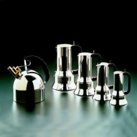Espresso Coffee Maker - 9090 Stainless Steel - Alessi