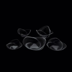 Fruteira Alta Ø26cm Preto - Trinity - Alessi