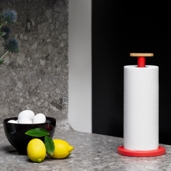 Porta-Rolos Cozinha Cinza Escuro - Mattina - Alessi