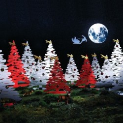 Árvore de Natal Decorativa 45cm - Bark for Christmas Prata - Alessi